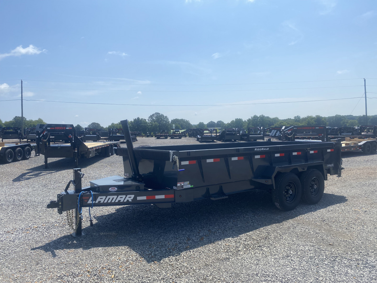 New 2026 Lamar Dump Trailer | 83" x 16' 14K GVWR
