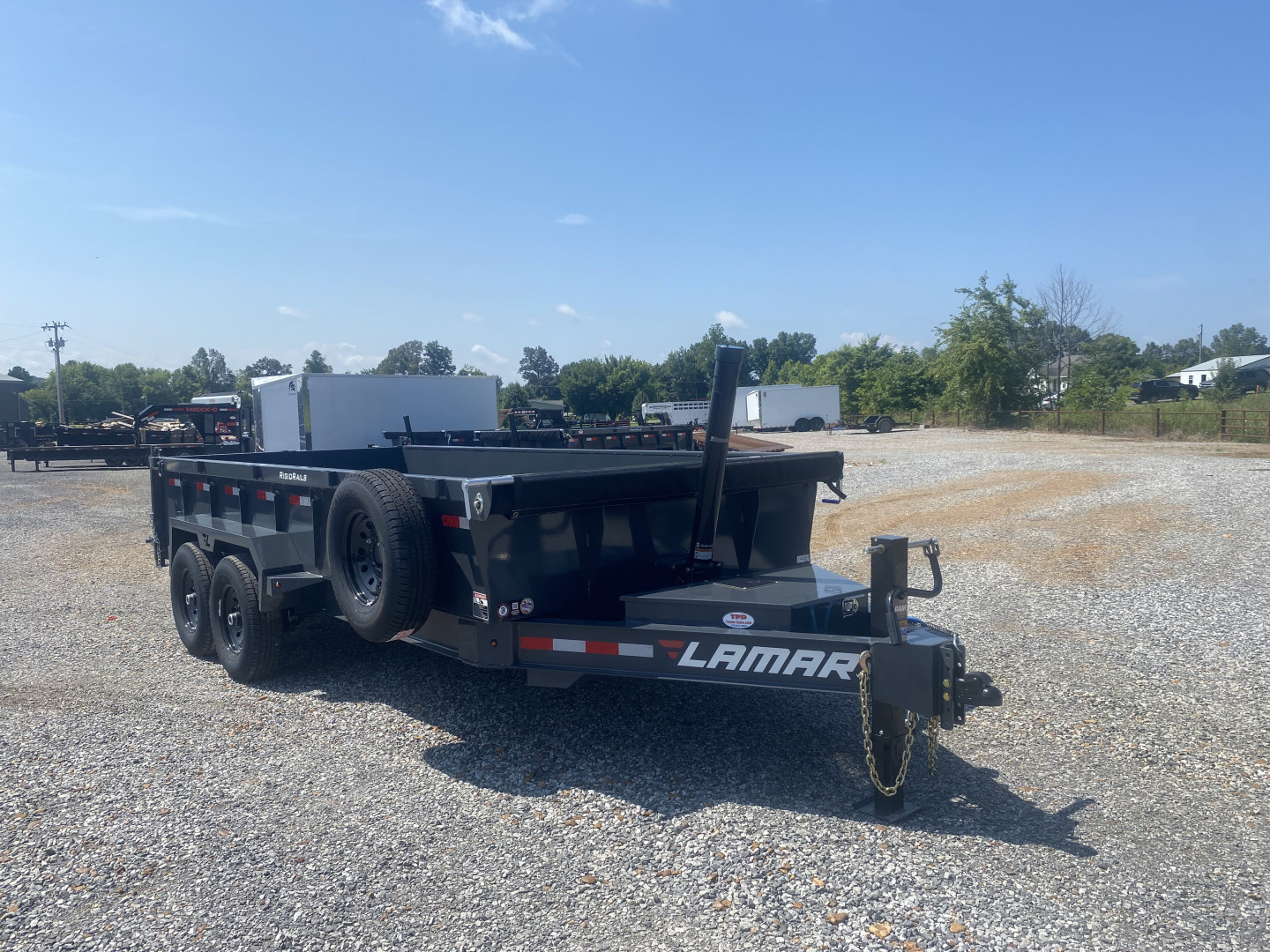 New 2026 Lamar Dump Trailer | 83" x 16' 14K GVWR