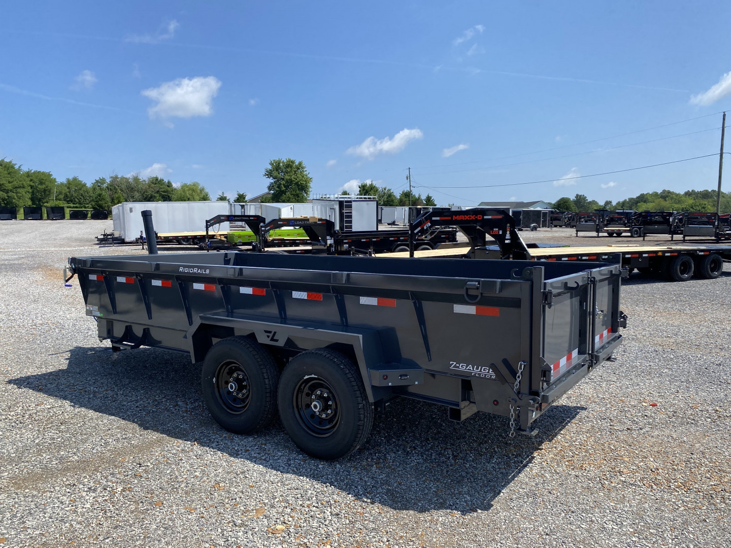 New 2026 Lamar Dump Trailer | 83" x 16' 14K GVWR