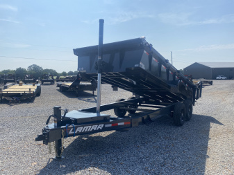 New 2026 Lamar Dump Trailer | 83" x 16' 14K GVWR