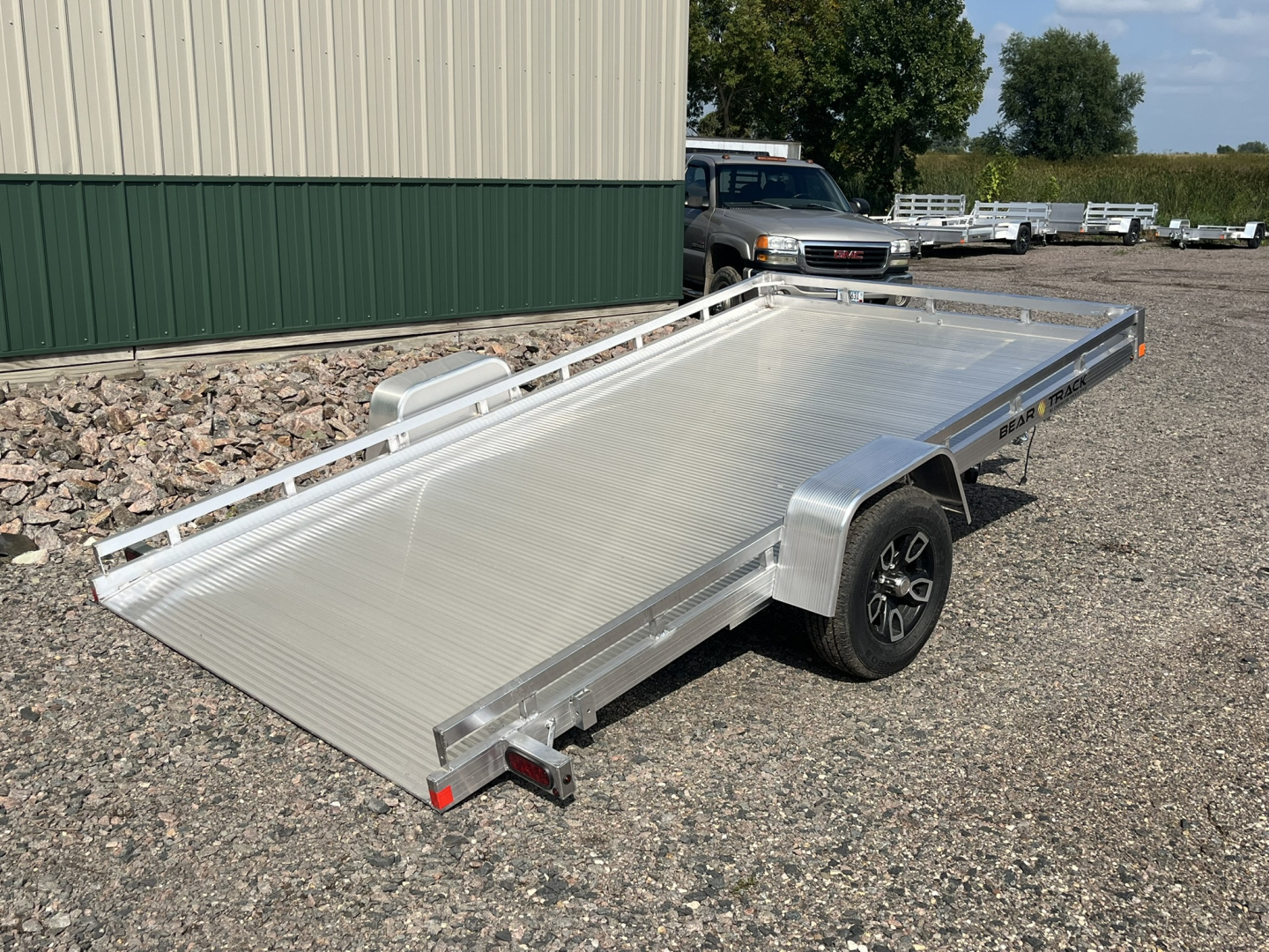 New 2025 Bear Track BTU81152T Aluminum Tilt Utility Trailer