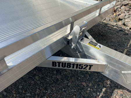 New 2025 Bear Track BTU81152T Aluminum Tilt Utility Trailer