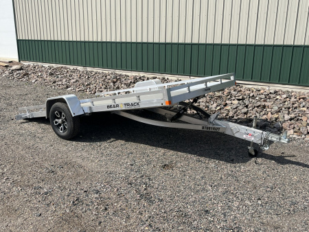 New 2025 Bear Track BTU81152T Aluminum Tilt Utility Trailer