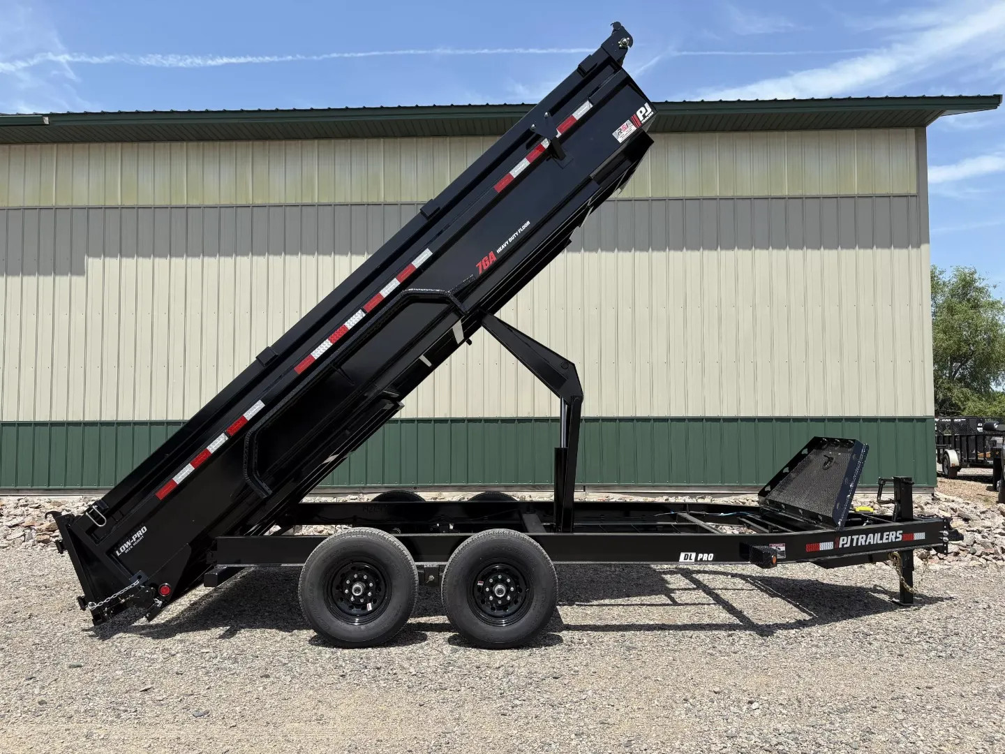 New 2026 16'x83" 14k PJ Low-Pro Dump Trailer