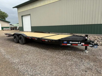 New 2025 22' 18k Diamond C Tilt Trailer