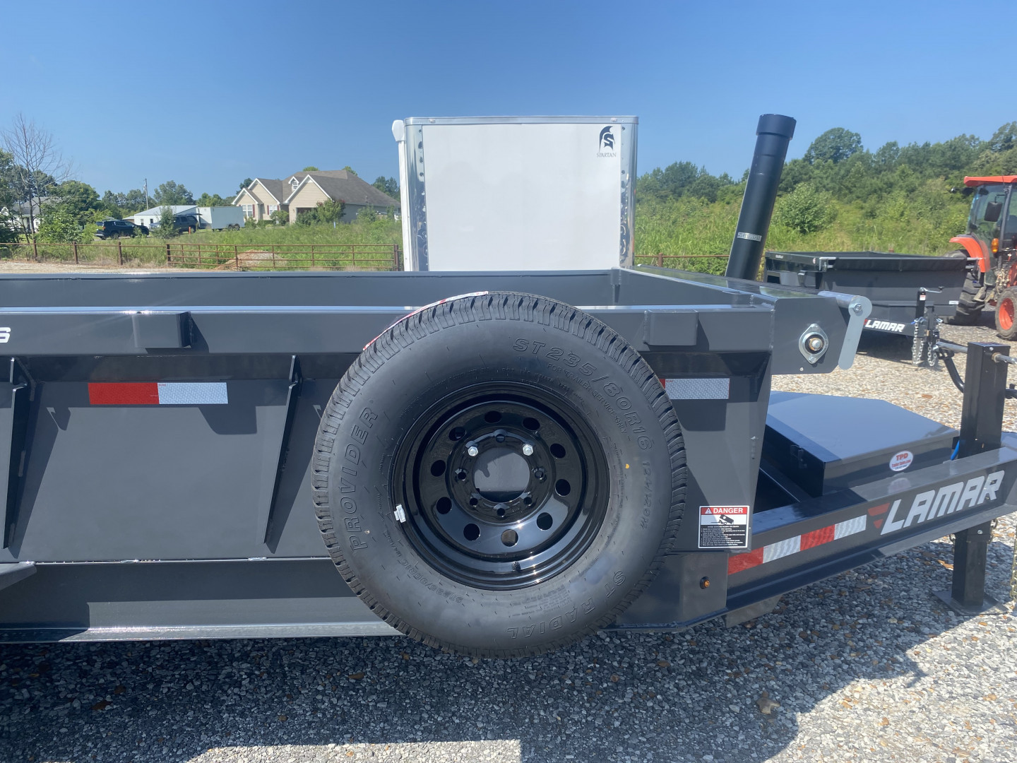 New 2026 Lamar 83" x 16' 14k Telescopic Dump Trailer