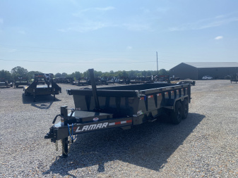 New 2026 Lamar 83" x 16' 14k Telescopic Dump Trailer