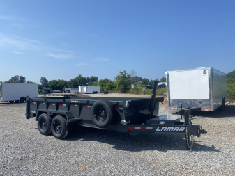 New 2026 Lamar 83" x 16' 14k Telescopic Dump Trailer