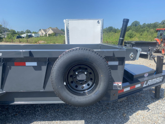 New 2026 Lamar 83" x 16' 14k Telescopic Dump Trailer