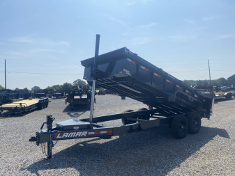 New 2026 Lamar 83" x 16' 14k Telescopic Dump Trailer
