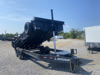 New 2026 Lamar 83  x 16' 14k Telescopic Dump Trailer