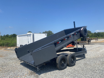 New 2026 Lamar 83" x 16' 14k Telescopic Dump Trailer