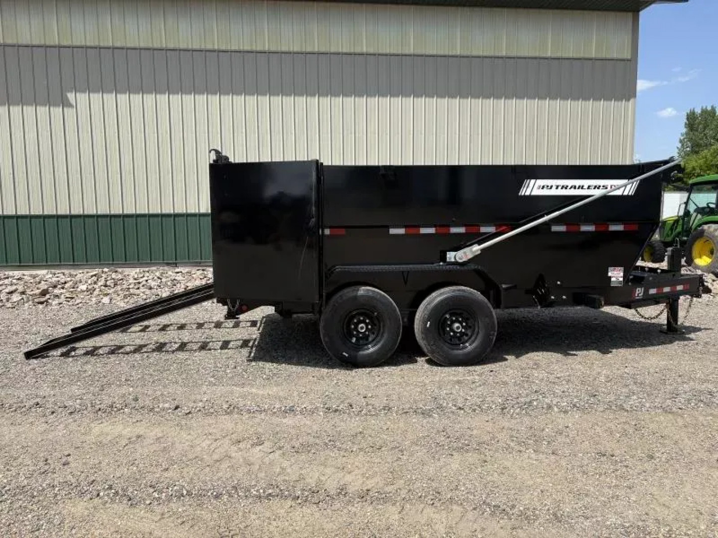 New 2026 14'x83" 14k PJ Low Pro Telescopic Dump Trailer