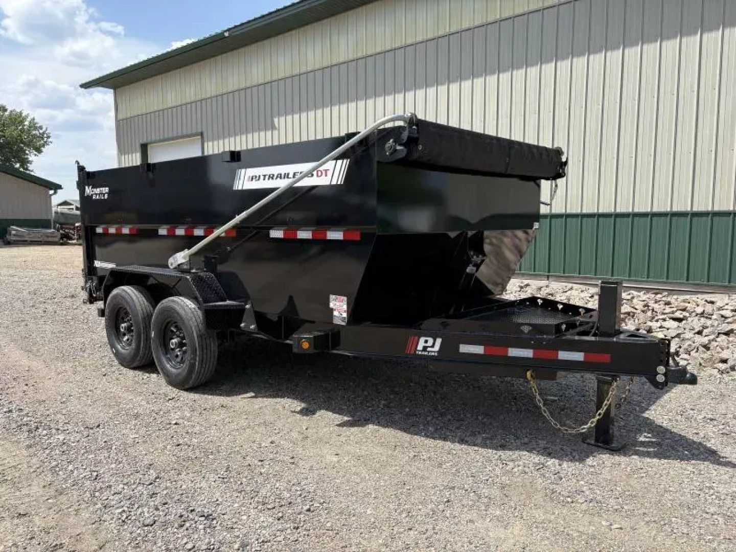 New 2026 14'x83" 14k PJ Low Pro Telescopic Dump Trailer