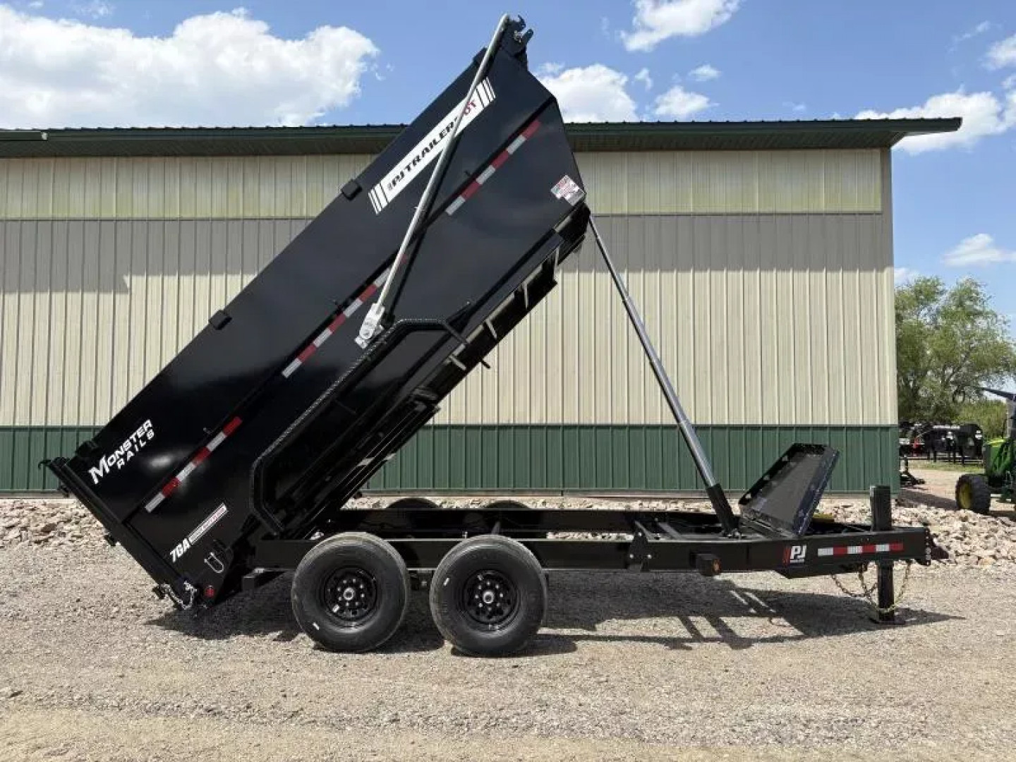 New 2026 14'x83" 14k PJ Low Pro Telescopic Dump Trailer
