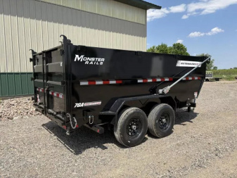 New 2026 14'x83" 14k PJ Low Pro Telescopic Dump Trailer