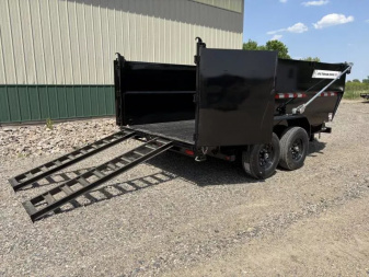 New 2026 14'x83" 14k PJ Low Pro Telescopic Dump Trailer