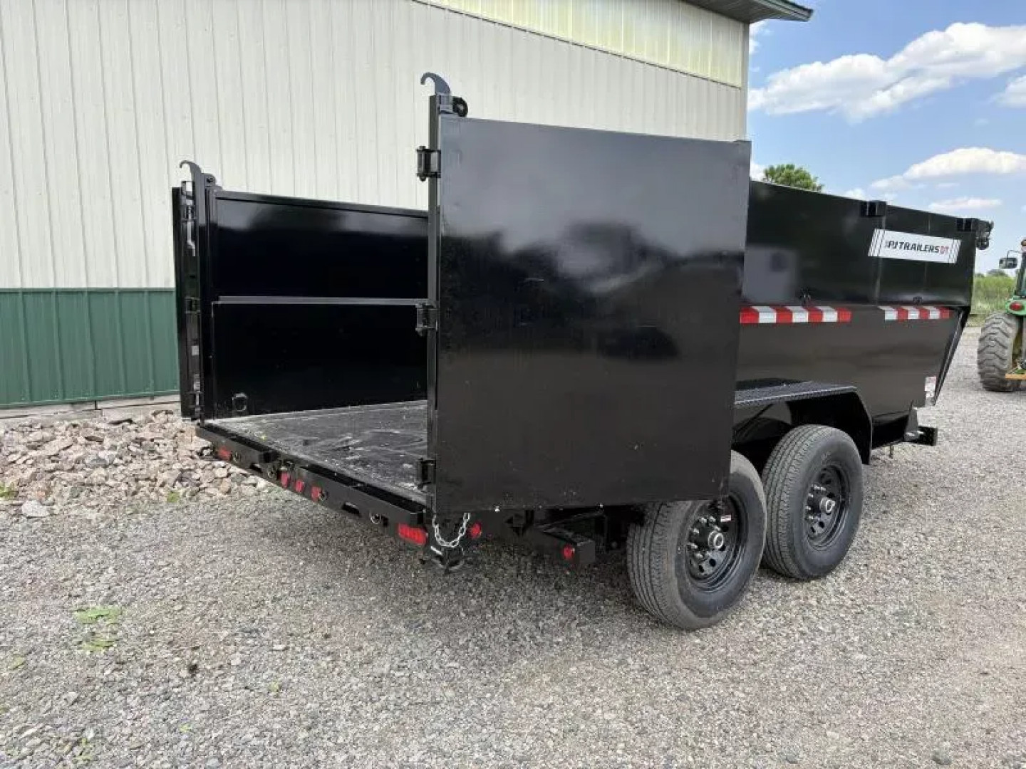 New 2026 14'x83" 14k PJ Low Pro Telescopic Dump Trailer