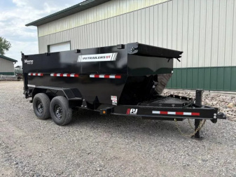 New 2026 14'x83  14k PJ Low Pro Telescopic Dump Trailer