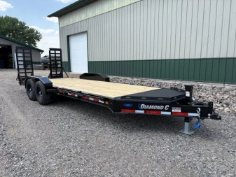 New 2025 20' 14.9k Diamond C LPX207 Equipment Trailer