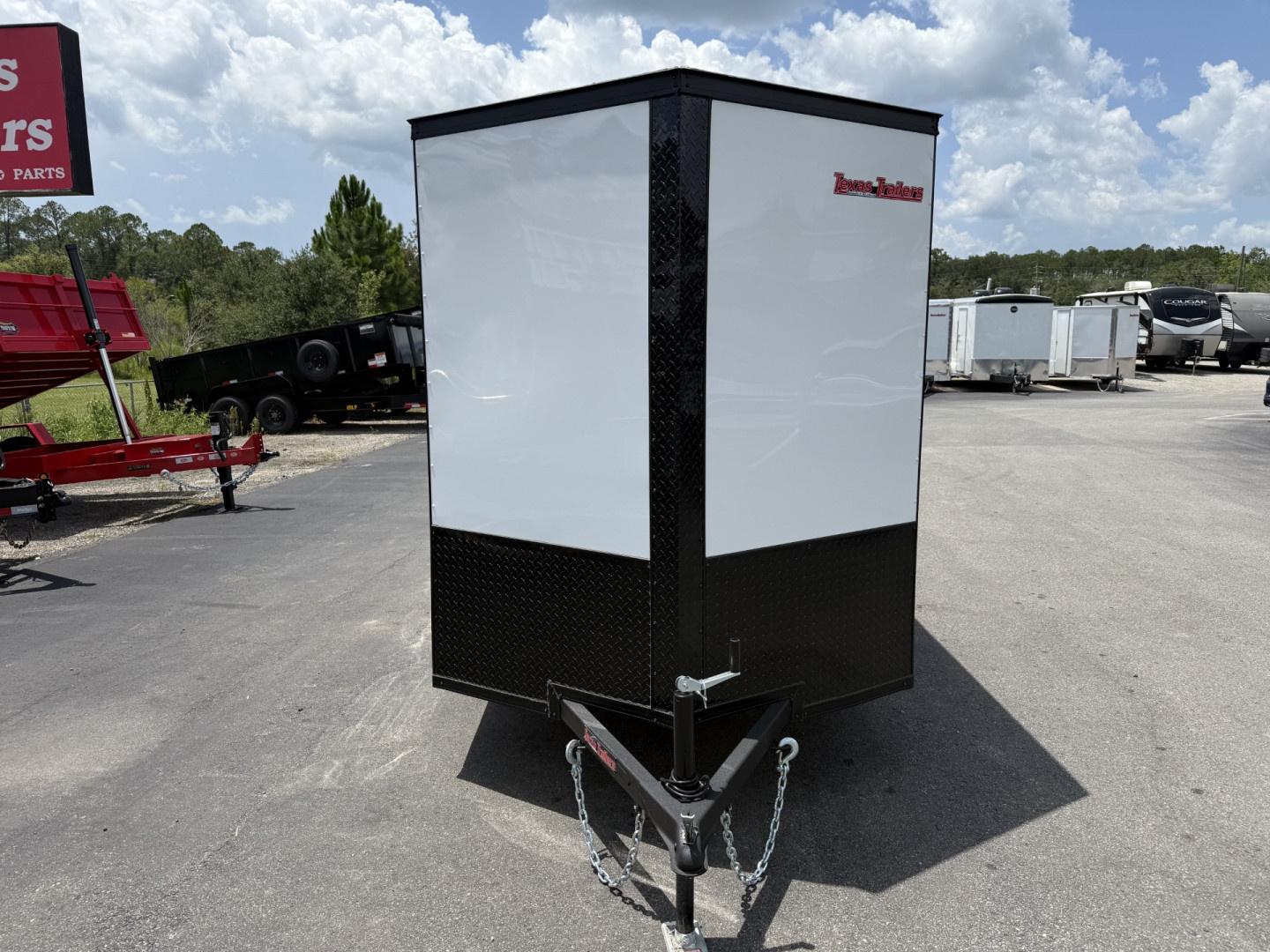 New TX6X10SA TEXAS TRAILERS 6' X 10' CARGO / ENCLOSED TRAILER W/ RAMP DOOR & SIDE DOOR