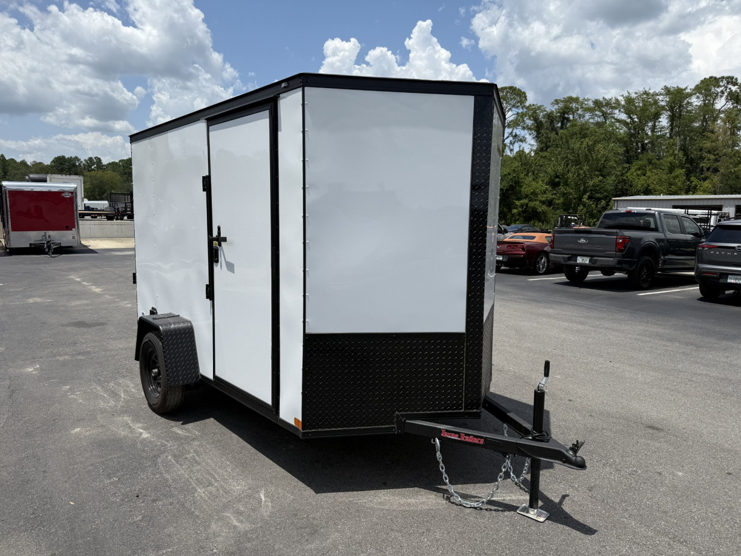 New TX6X10SA TEXAS TRAILERS 6' X 10' CARGO / ENCLOSED TRAILER W/ RAMP DOOR & SIDE DOOR