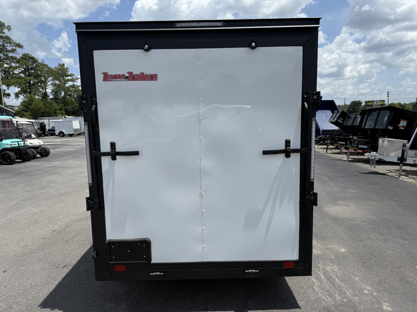 New TX6X10SA TEXAS TRAILERS 6' X 10' CARGO / ENCLOSED TRAILER W/ RAMP DOOR & SIDE DOOR