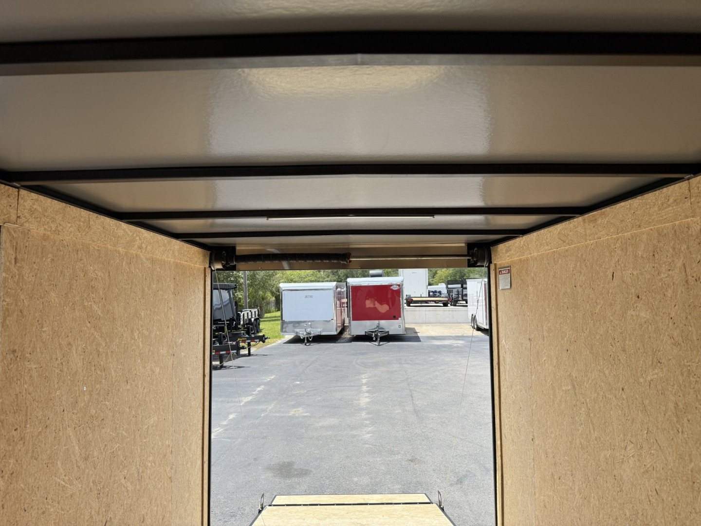 New TX6X10SA TEXAS TRAILERS 6' X 10' CARGO / ENCLOSED TRAILER W/ RAMP DOOR & SIDE DOOR