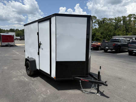 New TX6X10SA TEXAS TRAILERS 6' X 10' CARGO / ENCLOSED TRAILER W/ RAMP DOOR & SIDE DOOR