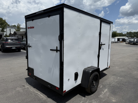 New TX6X10SA TEXAS TRAILERS 6' X 10' CARGO / ENCLOSED TRAILER W/ RAMP DOOR & SIDE DOOR