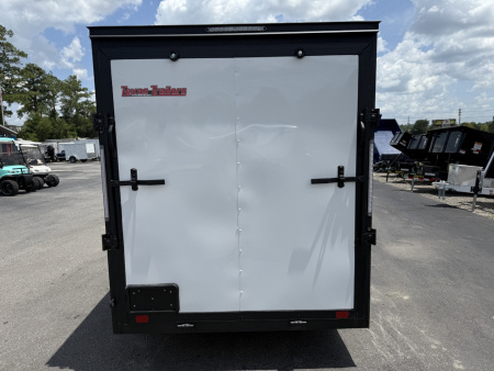 New TX6X10SA TEXAS TRAILERS 6' X 10' CARGO / ENCLOSED TRAILER W/ RAMP DOOR & SIDE DOOR