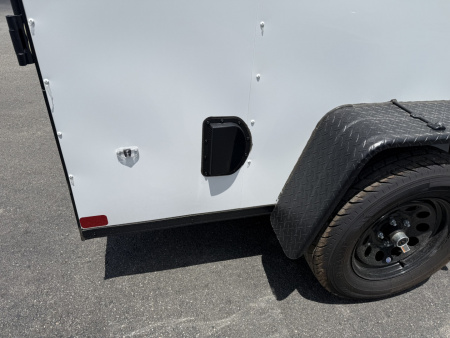 New TX6X10SA TEXAS TRAILERS 6' X 10' CARGO / ENCLOSED TRAILER W/ RAMP DOOR & SIDE DOOR