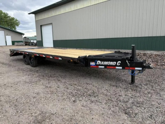 New 2025 24' 18k Diamond C Deck Over Trailer