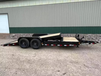 New 2026 20' 14k PJ 6" Channel Equipment Tilt Trailer