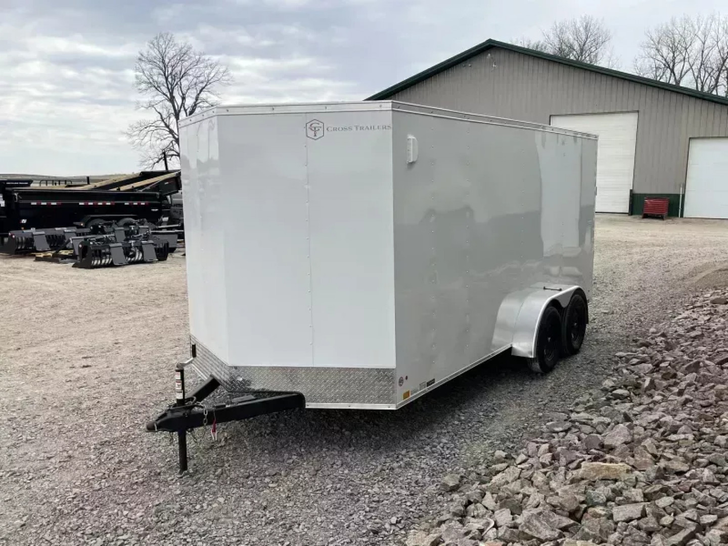 New 2025 Cross 7x16x6.5 Beta Enclosed Trailer