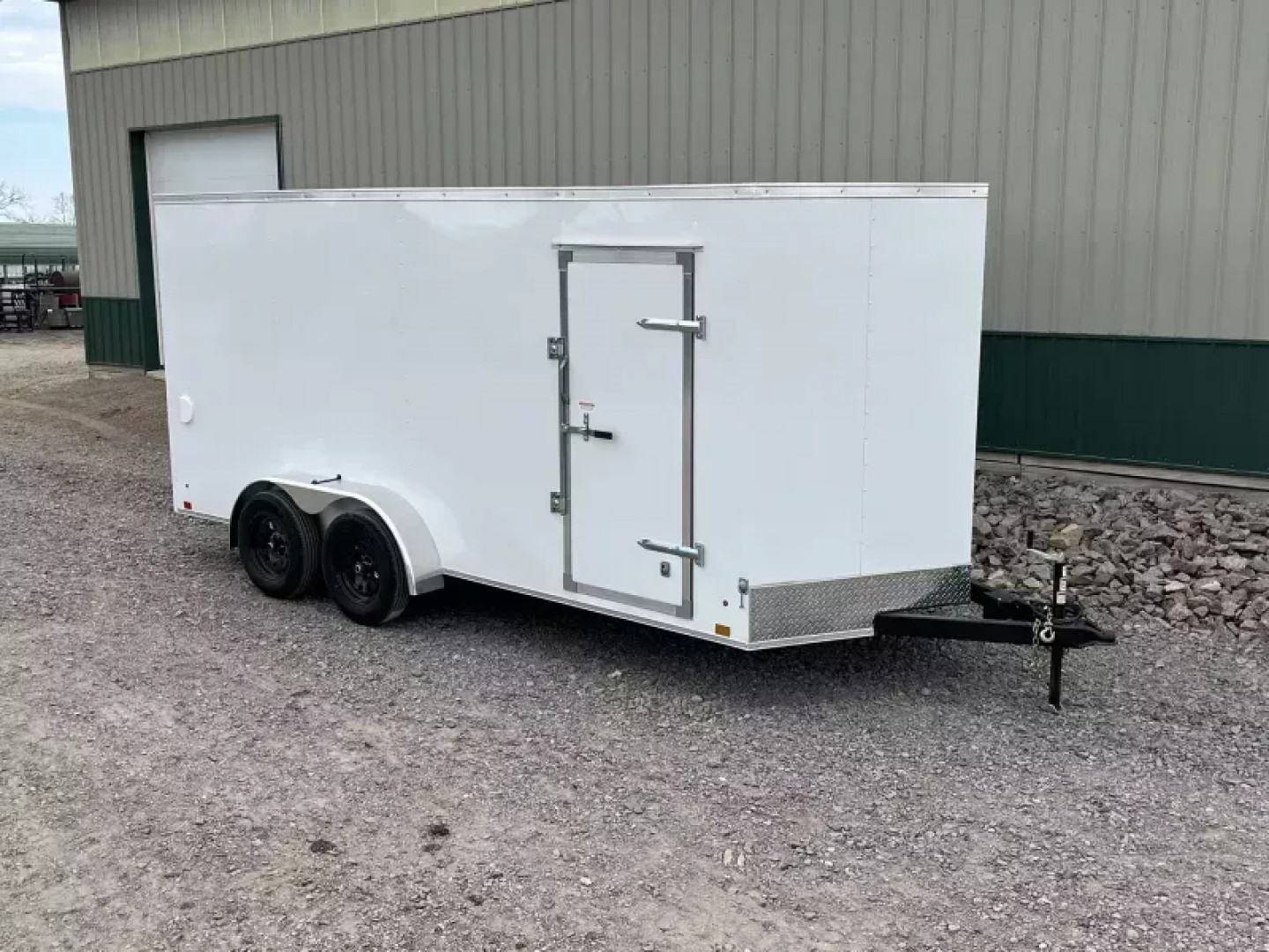 New 2025 Cross 7x16x6.5 Beta Enclosed Trailer