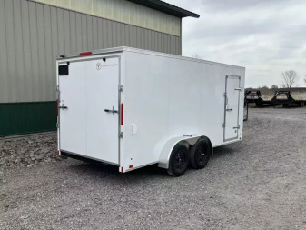 New 2025 Cross 7x16x6.5 Beta Enclosed Trailer