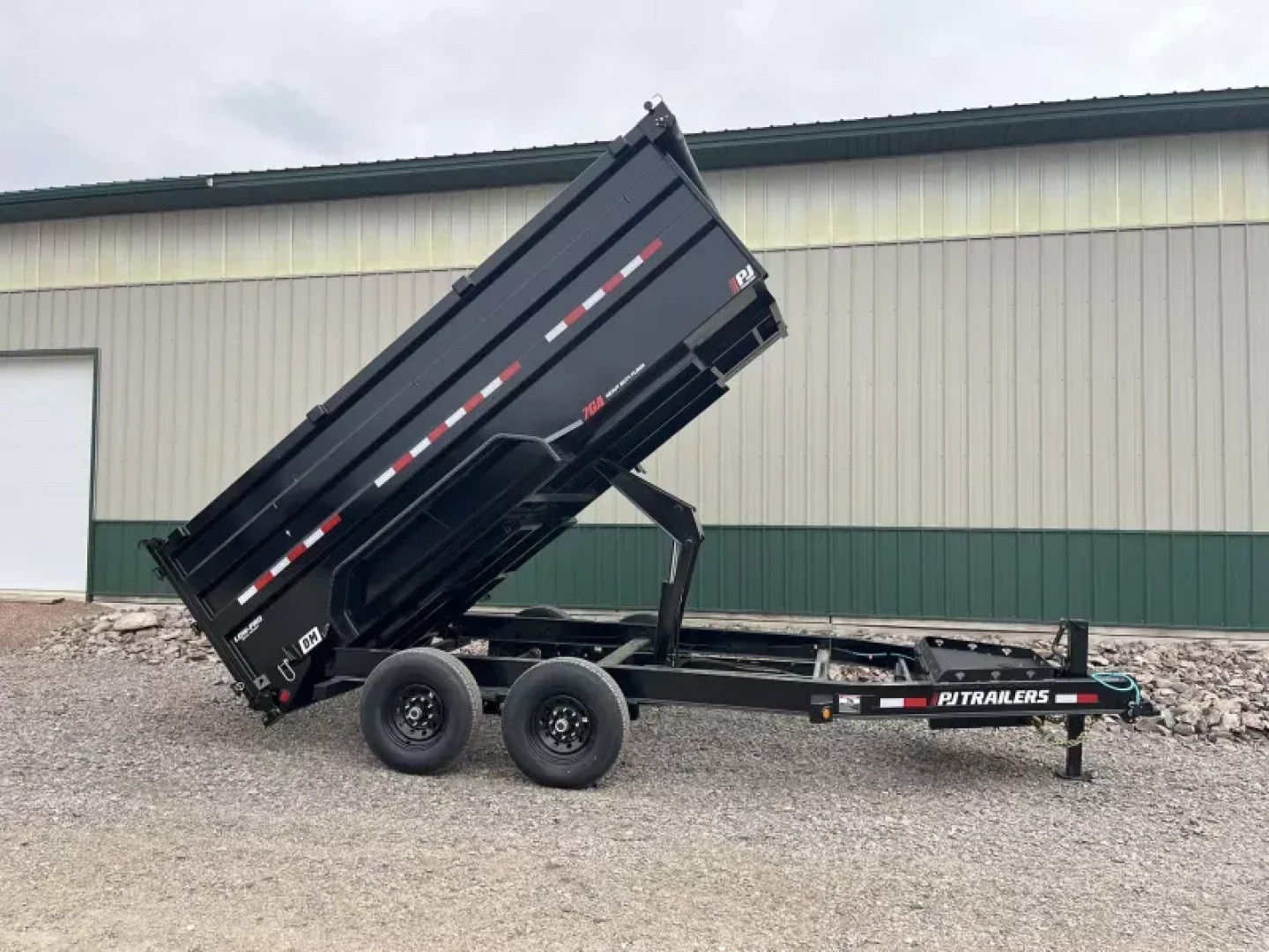 New 2025 PJ 14'x83" Low Pro High Side Dump Trailer