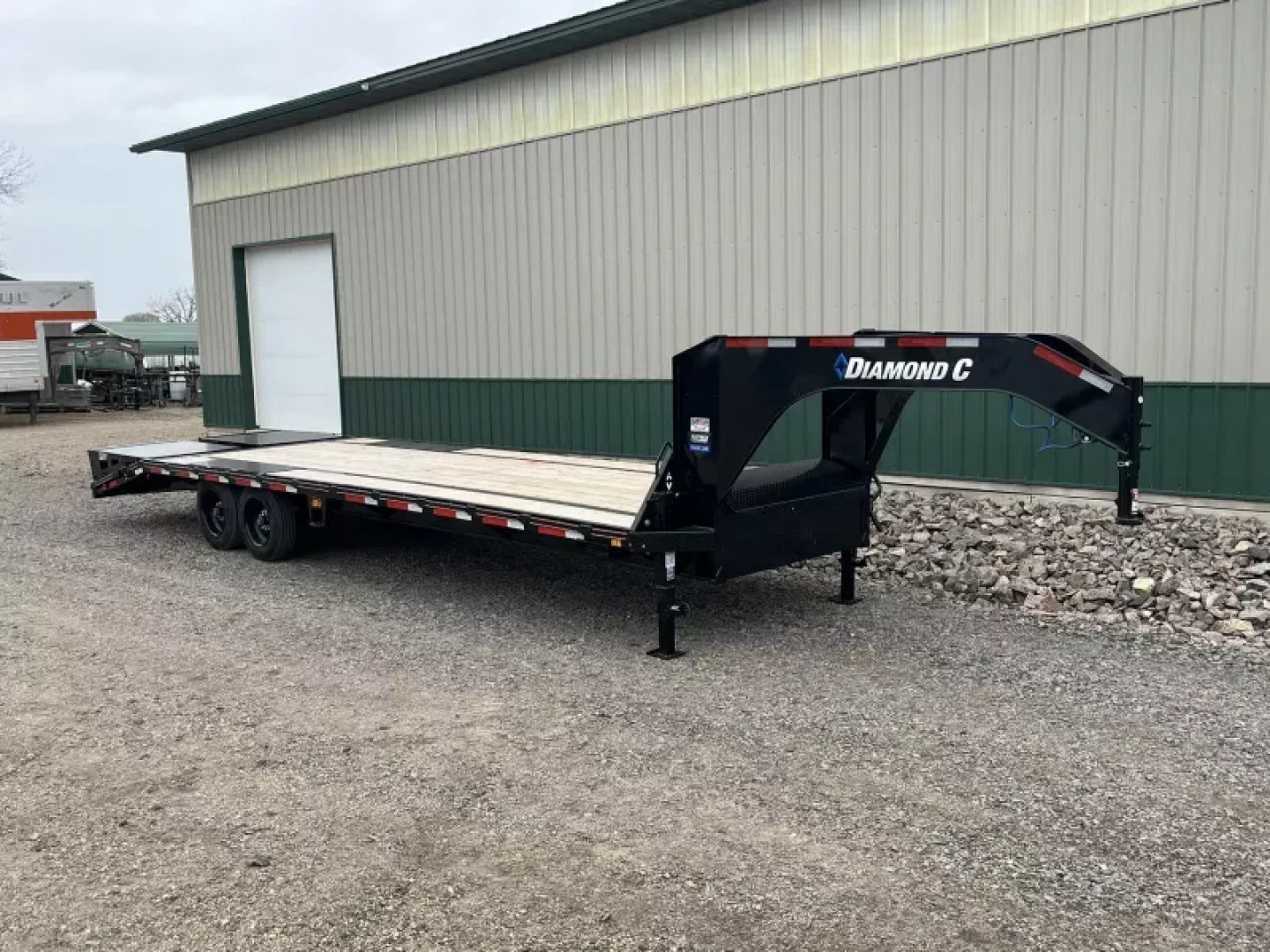 New 2025 Diamond C Trailers FMAX208 - 28' Max Ramps Flatbed Trailer