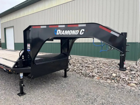 New 2025 Diamond C Trailers FMAX208 - 28' Max Ramps Flatbed Trailer