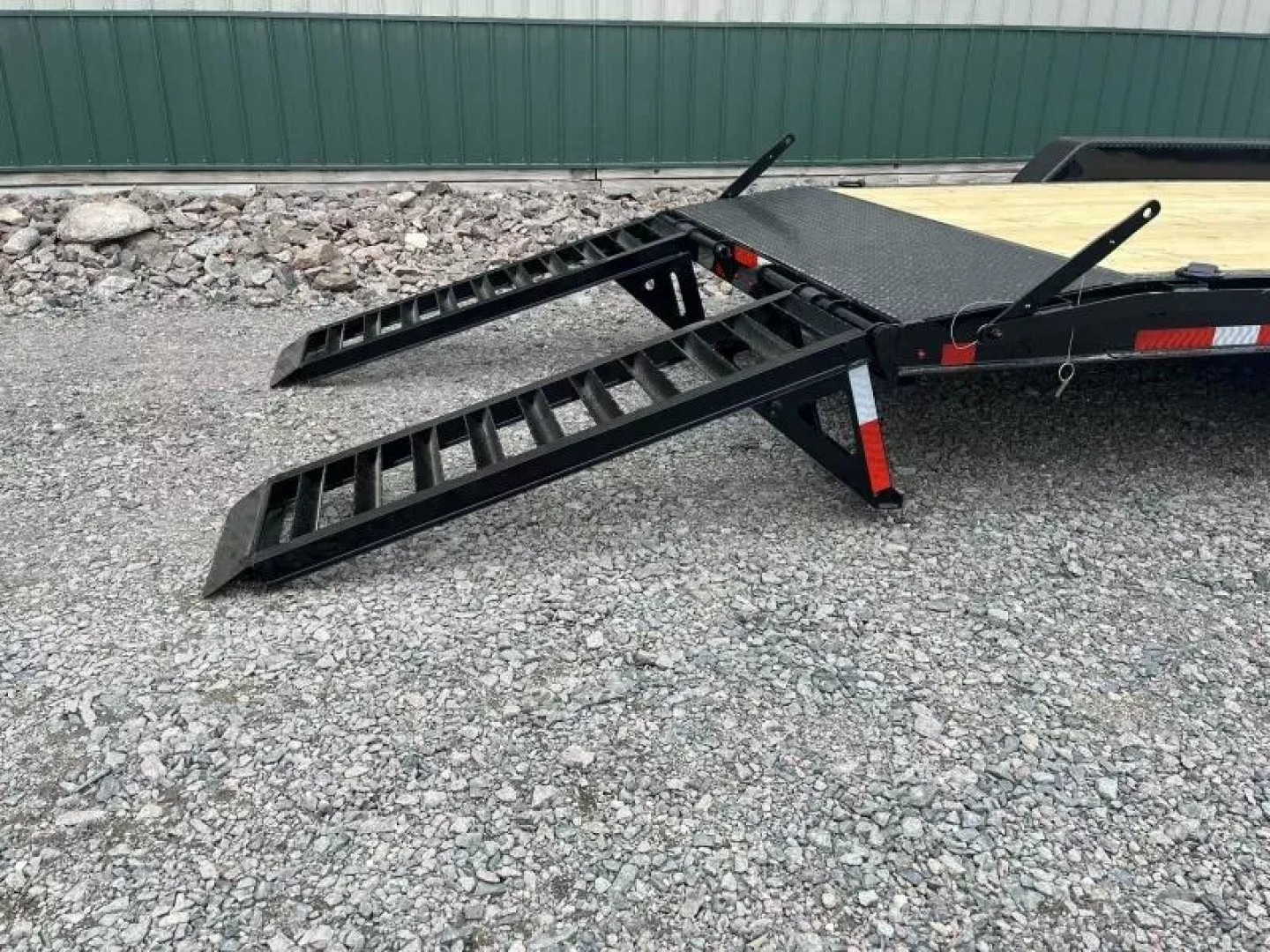 New 2025 22ft Baseline HEQ208 8" I-beam Equipment Trailer
