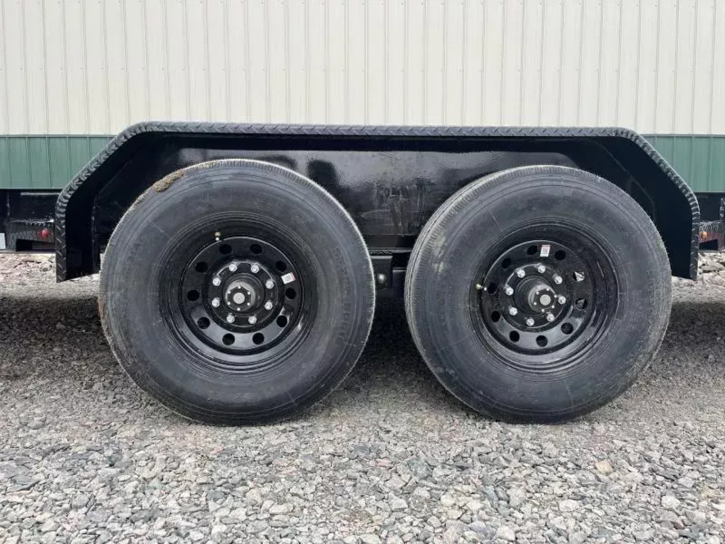 New 2025 22ft Baseline HEQ208 8" I-beam Equipment Trailer