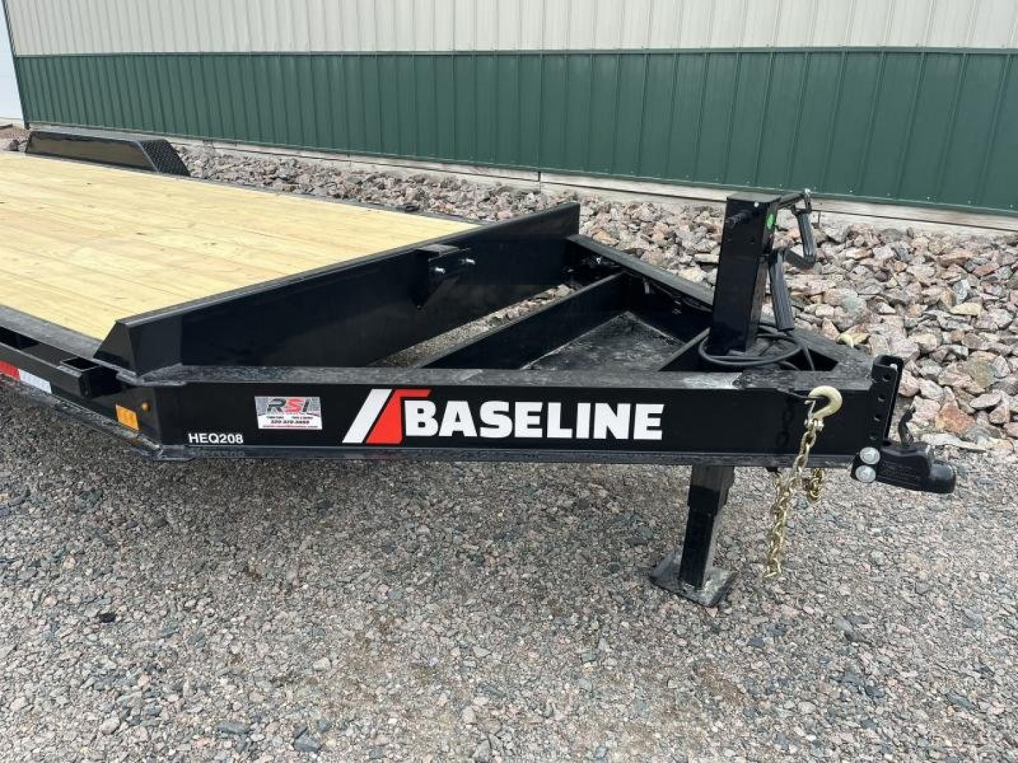 New 2025 22ft Baseline HEQ208 8" I-beam Equipment Trailer