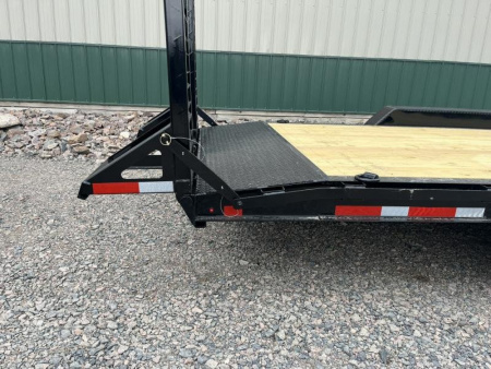 New 2025 22ft Baseline HEQ208 8" I-beam Equipment Trailer