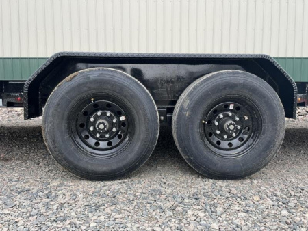 New 2025 22ft Baseline HEQ208 8" I-beam Equipment Trailer