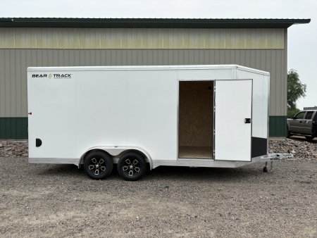 New 2025 Bear Track Products 7.5' x 16' UTV Enclosed Trailer