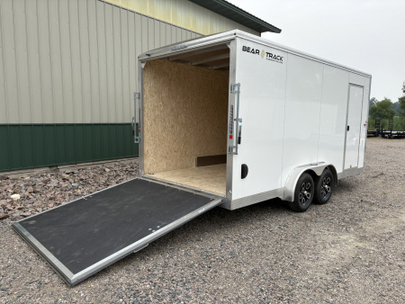 New 2025 Bear Track Products 7.5' x 16' UTV Enclosed Trailer