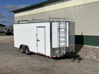 New 2025 8.5'x18'x7' Cross Alpha - Construction Enclosed Trailer