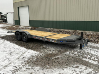 New 2025 20' - 14k Diamond C HDT 207 Equipment Tilt Trailer