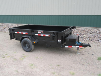 New 2025 PJ 10'x60  Single Axle Dump Trailer